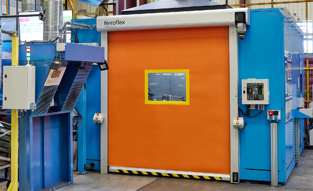puerta linea produccion automatizada industria ferroflex